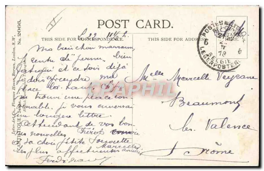 Zwei Kinder greifen die Vorräte an — Ein Raubzug beim Lebensmittelkontrolleur! — Letter-Art Co. Nr. 2066 - Rückseite