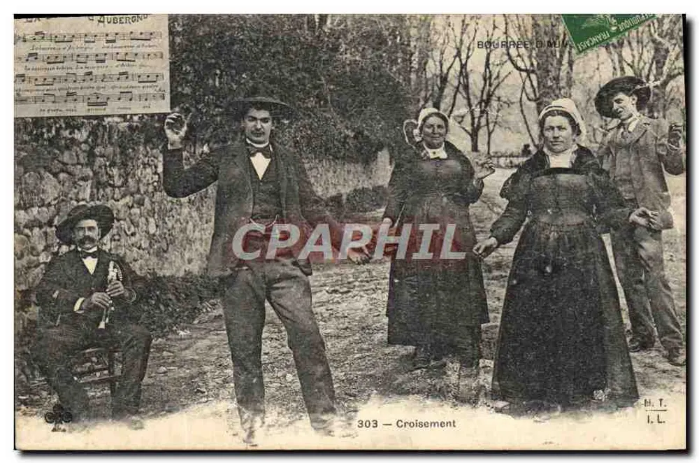 Cruzamento — Bourree Dimanche — Editor H. T. I. L. n° 303 - Frente