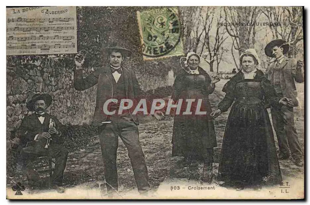Bourrée d'Auvergne — Cruzeiro — CPAPHIL n°903 - Frente