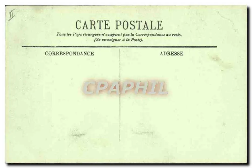 La Bourrée — Tipos de Auvergne — LL. n°20 - Verso