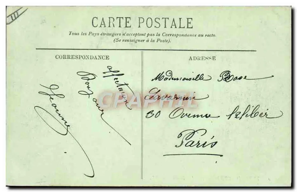 Tipos de Auvergne — A Bourrée — LL. - Verso