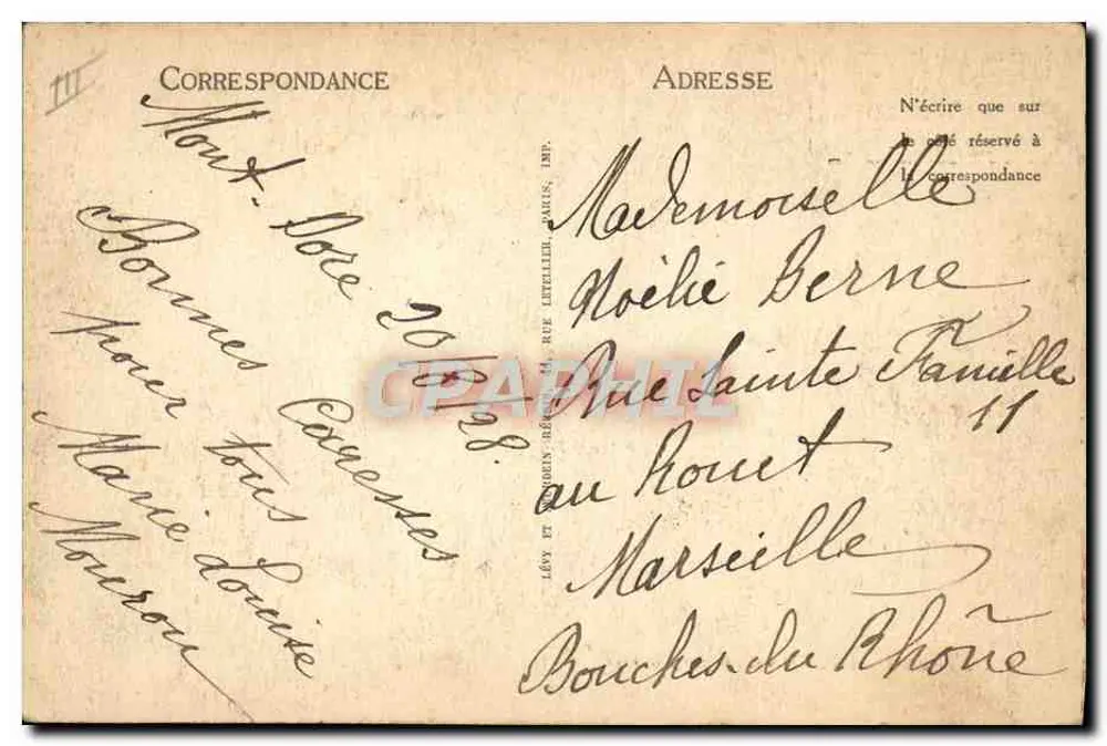 Tipos da Auvergne — A Bourrée — LL - Verso