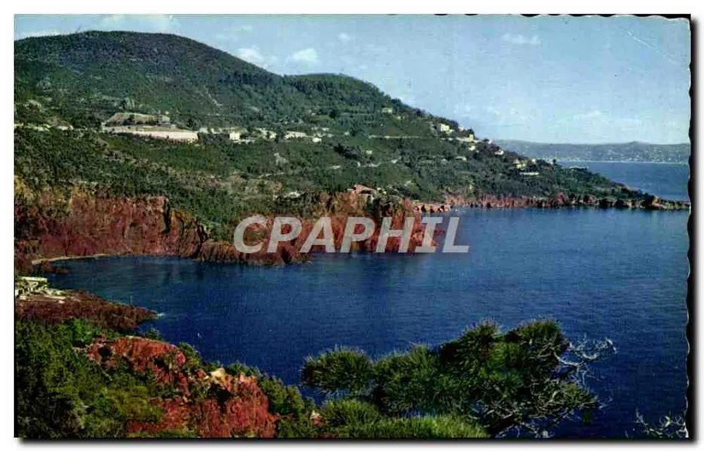 A Corniche d'Or - Théoule visto do col de l'Esquillon — Éditions Bellacolor - Frente