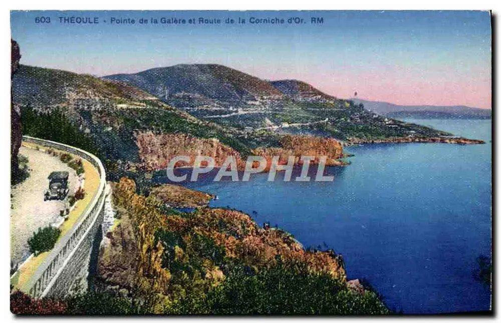 Théoule - Pointe de la Galère und Route de la Corniche d'Or - RM - Vorderseite