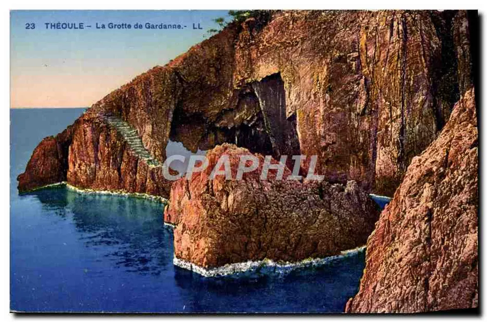 Théoule — A Gruta de Gardanne — LL - Frente