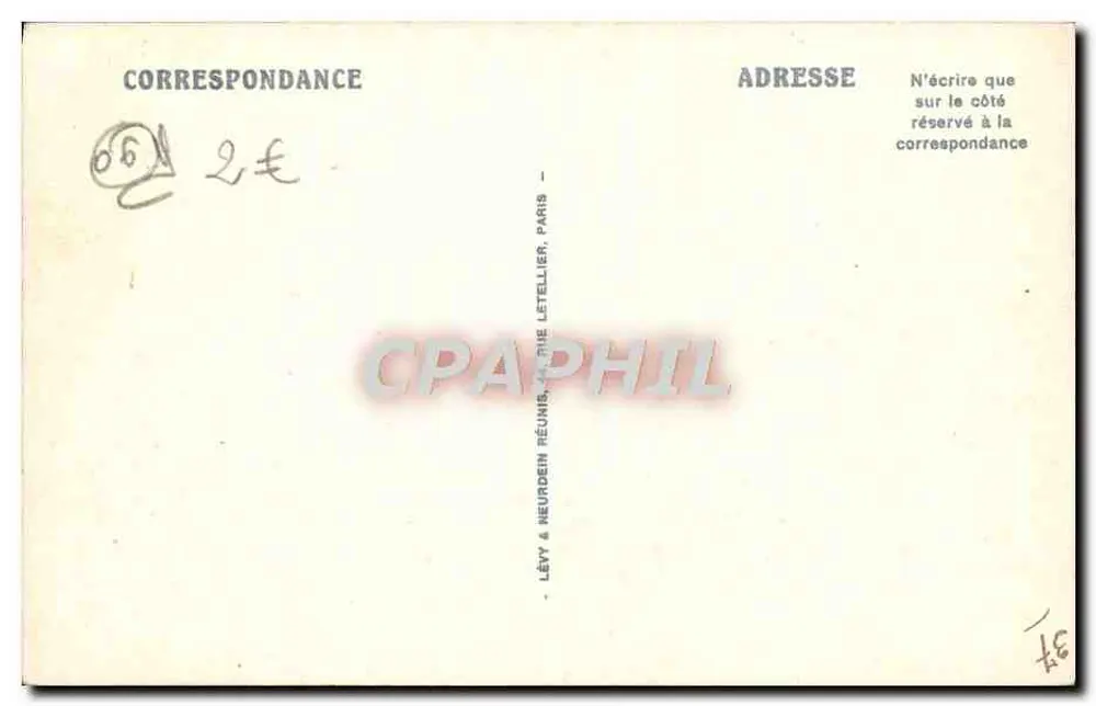 Théoule — A Gruta de Gardanne — LL - Verso