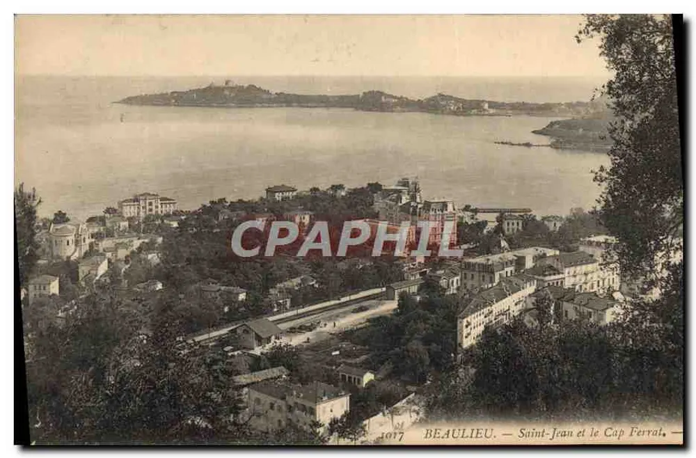 Beaulieu — Saint-Jean e o Cap Ferrat — editor anônimo, n° 04 - Frente
