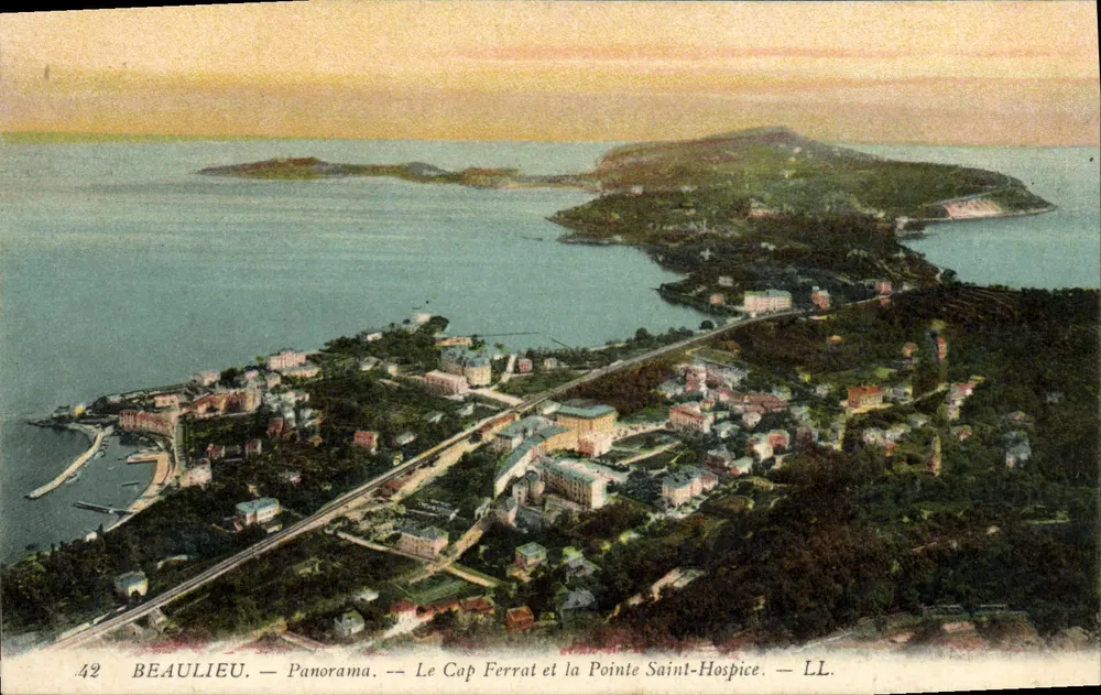 Beaulieu — Panorama — Cap Ferrat und Pointe Saint-Hospice — LL. - Vorderseite
