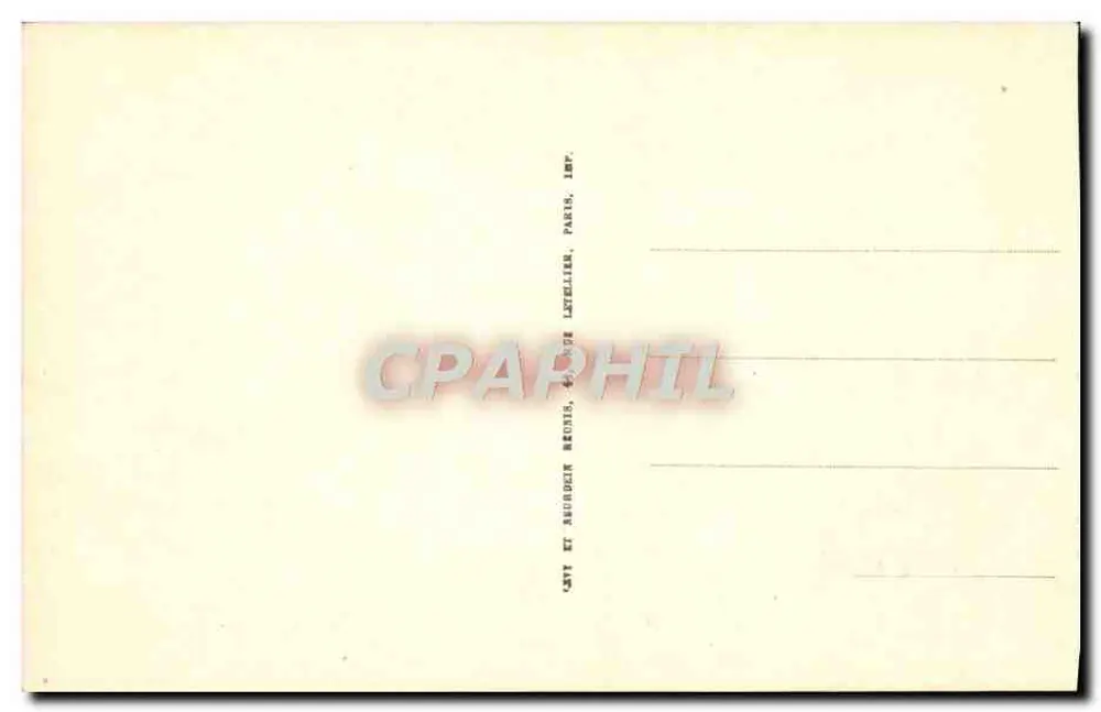 Rigny-Ussé — O castelo — ND. - Verso