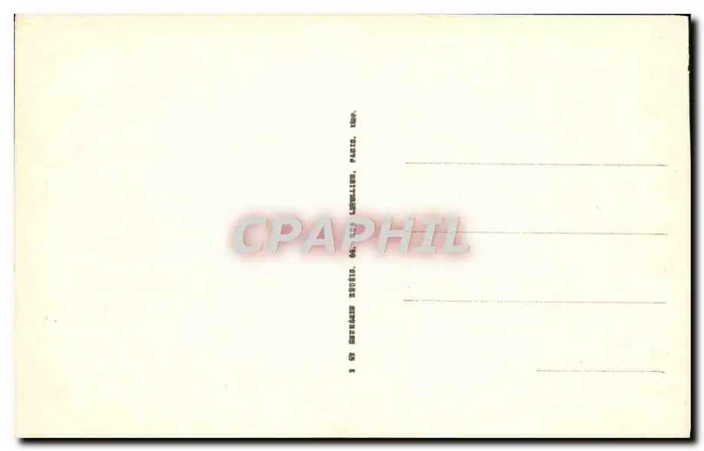 Cheverny — El castillo — La fachada norte — LL - Reverso