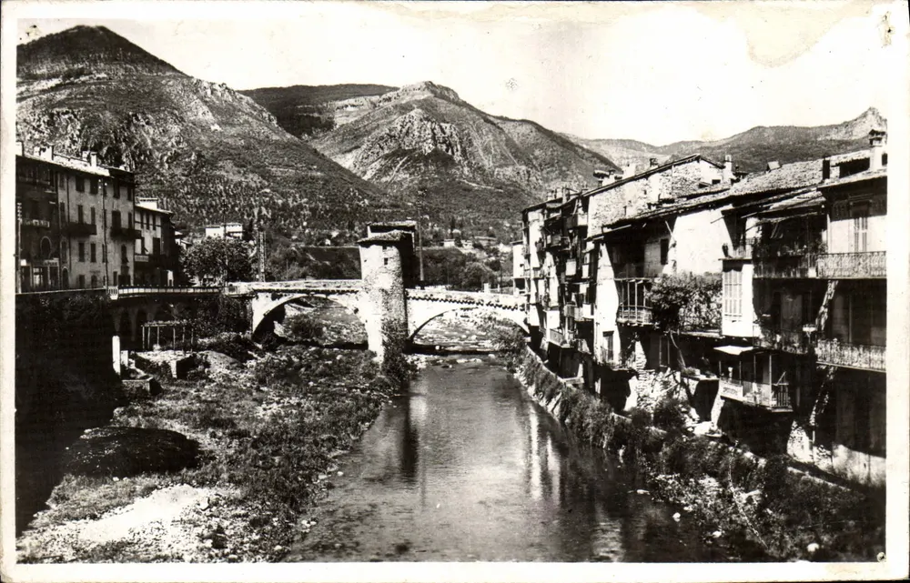 Sospel (A-M.) — Le Pont vieux et la Bévéra — Éditions Frank, Nice - Vorderseite