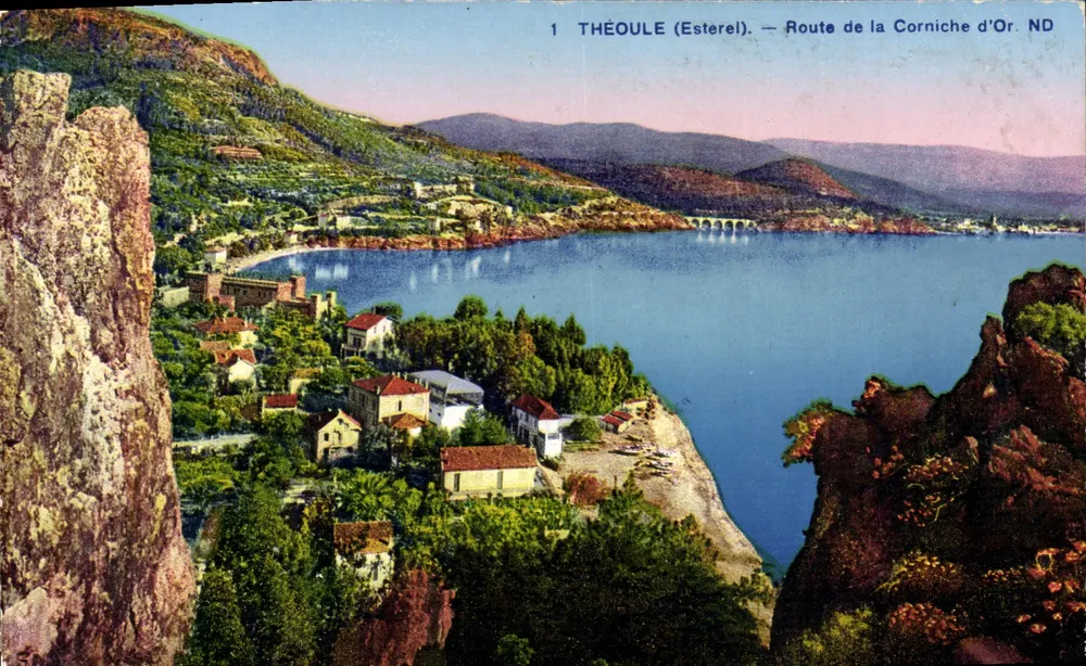 Théoule (Esterel) — Rota da Corniche d'Or, ND - Frente