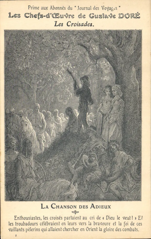 Meisterwerke von Gustave DORÉ — Die Kreuzzüge — Erstausgabe für Abonnenten des Journal des Voyages - Vorderseite