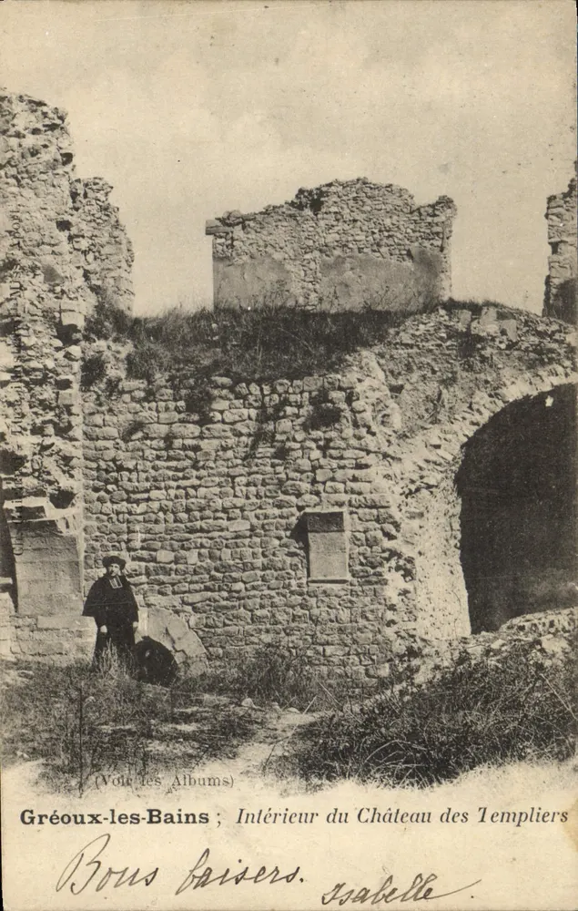 Gréoux-les-Bains ; Interior do Castelo dos Templários — (Ver os Álbuns) — Isabelle - Frente