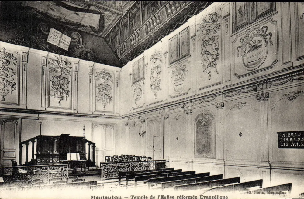 Montauban — Tempel der reformierten evangelischen Kirche — GL. Morin, Montauban - Vorderseite