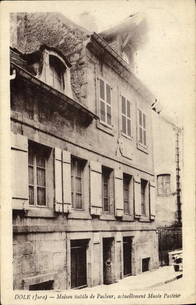Dôle (Jura) — Casa natal de Pasteur, atualmente Museu Pasteur - Frente