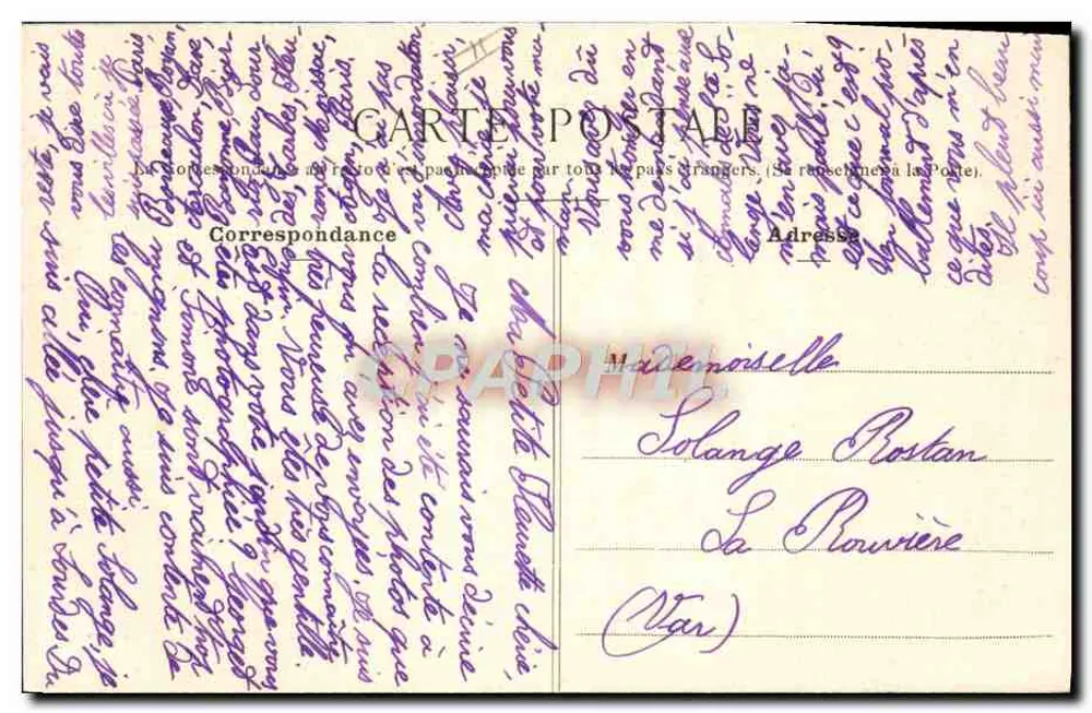 PARIS - Instituto Pasteur — editor Bertin & Cie, n°64 - Verso