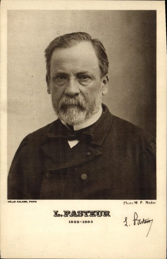 L. PASTEUR — Retrato — Foto M. P. Nadar - Frente