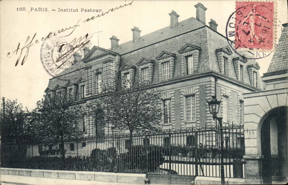Paris — Instituto Pasteur — P. Bâthioux, Edt. 53, Boulevard Montparnasse - Frente