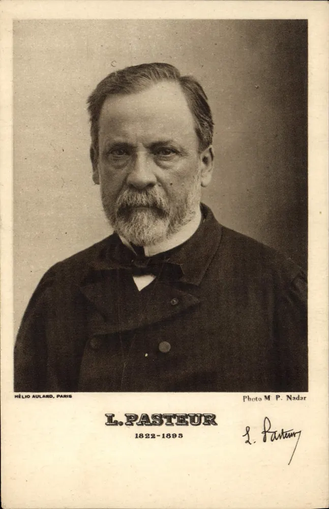 L. PASTEUR — Retrato — Foto M. P. Nadar - Frente