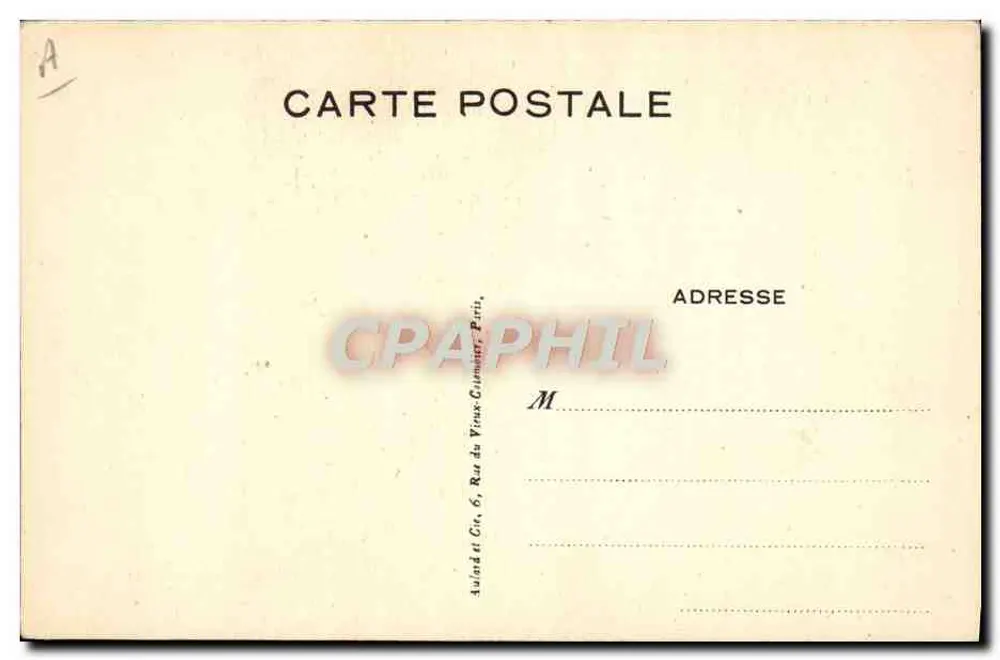 L. PASTEUR — Retrato — Foto M. P. Nadar - Verso