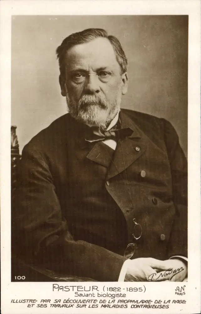 Pasteur (1822-1895) — Cientista biólogo — J.A.N. Paris, n°100 - Frente