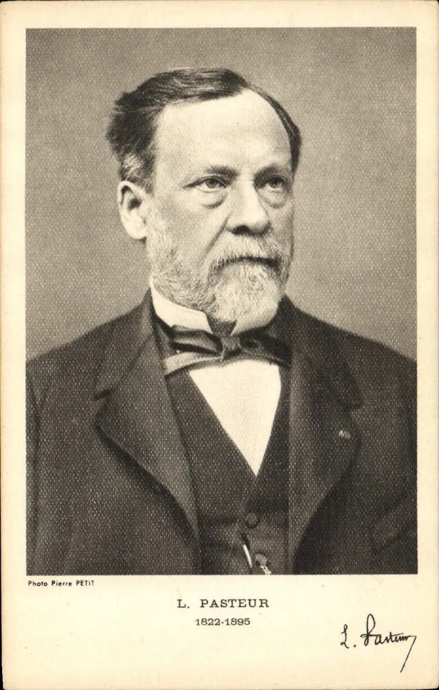 L. Pasteur — retrato — Foto Pierre PETIT - Frente