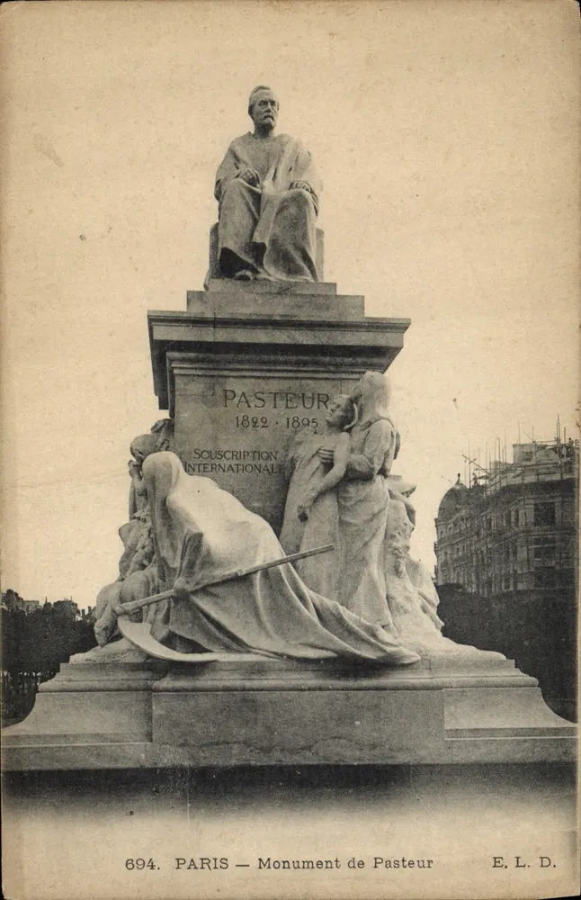 Paris — Monument de Pasteur — E.L.D. n°694 - Frente