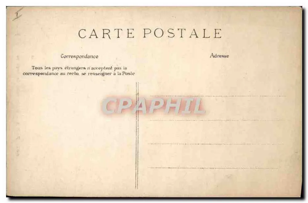 Paris — Monument de Pasteur — E.L.D. n°694 - Verso
