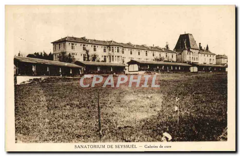 Sanatório de Seyssuel — Galerias de cura - Frente