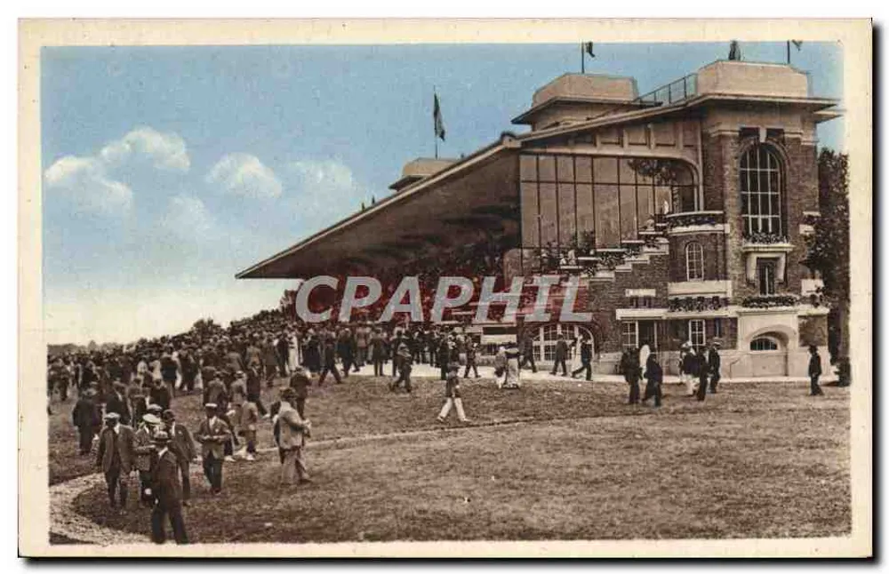 Deauville, die Tribünen an einem Rennetag — Louis Lefranc, Arch. — 181 Deauville, La Plage Fleurie - Vorderseite