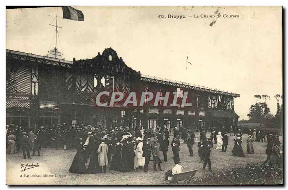 Dieppe — O Campo de Corridas — A. Fett-mbos editor Dieppe - Frente