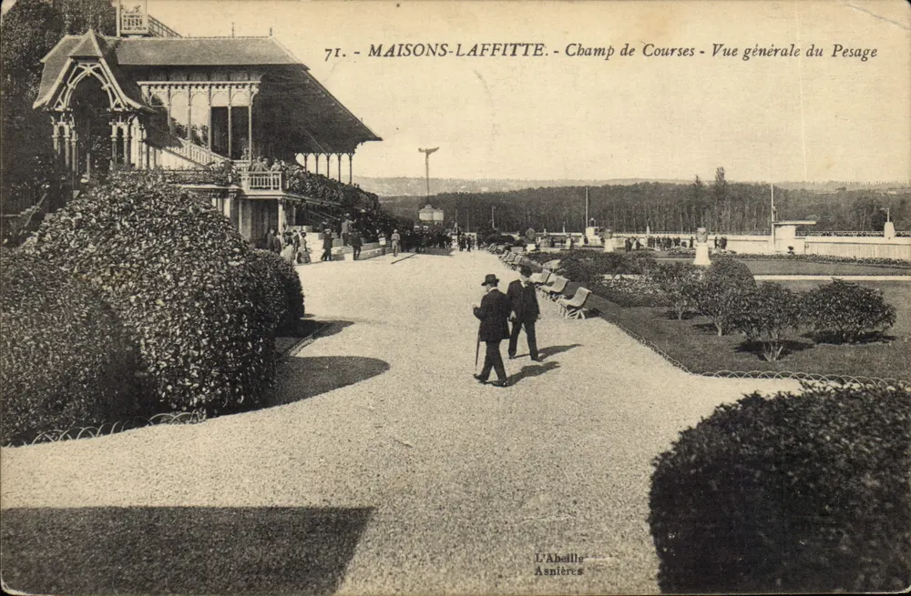 MAISONS-LAFFITTE - Rennplatz - Allgemeine Ansicht des Wettbewerbs — L'Abellig, Asnières, n°71 - Vorderseite