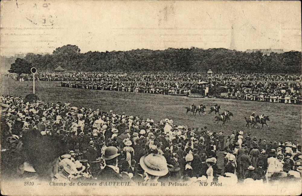 Rennplatz Auteuil — Ansicht der Wiese — ND Fotografie n°2810 - Vorderseite