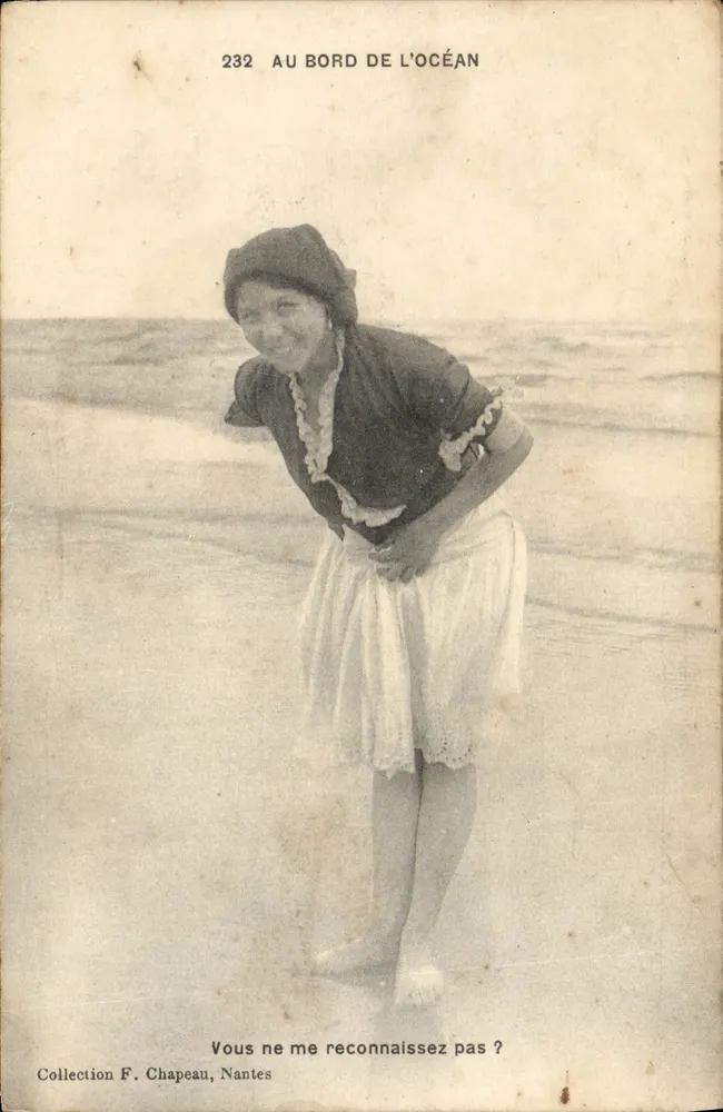 Frau am Meer — Sammlung F. Chapeau, Nantes — n° 232 - Vorderseite