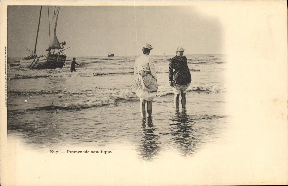 Aquatische Promenade — Nr. 7 — Sammlung Redoucillac (Reproduktion verboten) - Vorderseite
