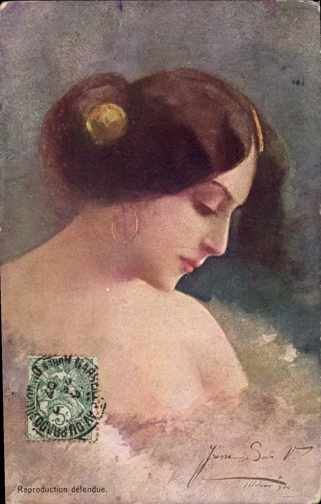 Junge Frau mit geflochtenen Haaren — Portrait — Jume Sala V.7 - Vorderseite