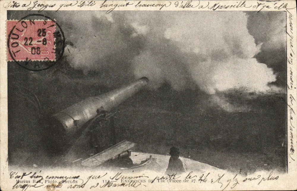 Schussübungen — Stück 2740 — Marius Bar, Photo, Toulon - Vorderseite