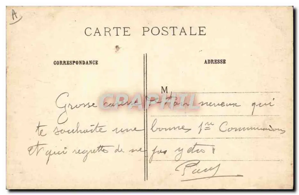 Obuseiro alemão de assalto — A Guerra 1914-1915 — J. Courcier, 8 rue Simon-le-Franc, Paris. - Verso
