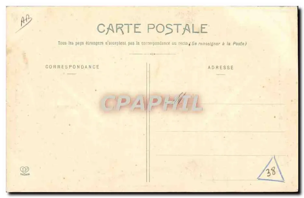 Junge Frau aus Bethmale — Les Pyrénées Ariégeoises — Phototype Labruche Toulouse - Rückseite