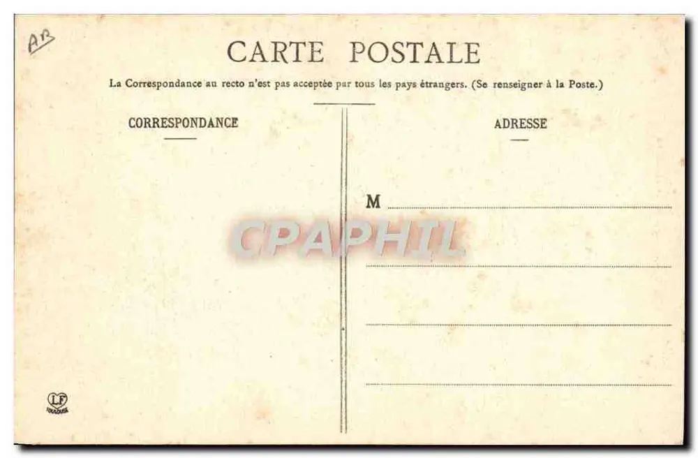 Junge Frau aus Bethmale — Les Pyrénées Ariégeoises — Foto von Micholl, Verlag P. Lahmäyère, Toulouse - Rückseite