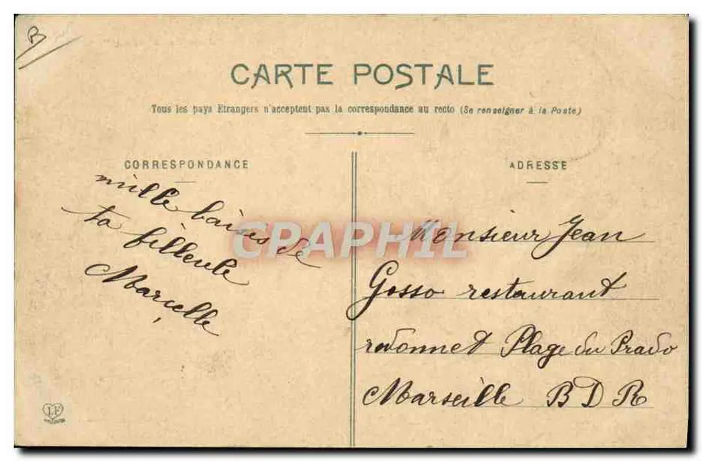 Os Pirineus (178 S18) — A Fenaison — Phototypie Labouche Frères, Toulouse - Verso
