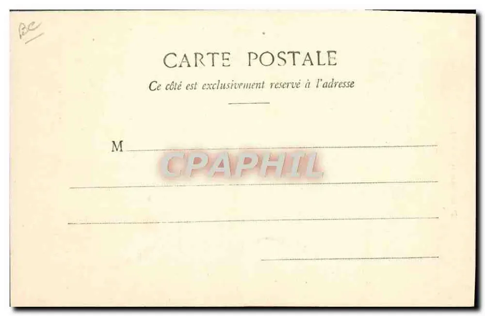 Junge Frau von Bethmale — Pyrénées Ariégeoises — Phototypie Laboude Brüder, Toulouse, n°168 - Rückseite