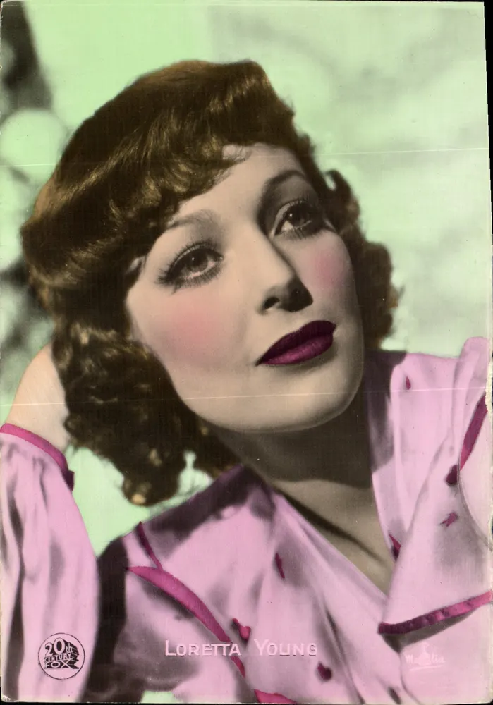 Loretta Young — retrato — 20th Century Fox - Frente