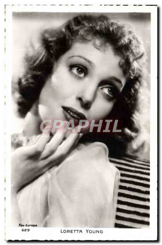 Loretta Young — retrato — Fox-Europa 629 - Frente