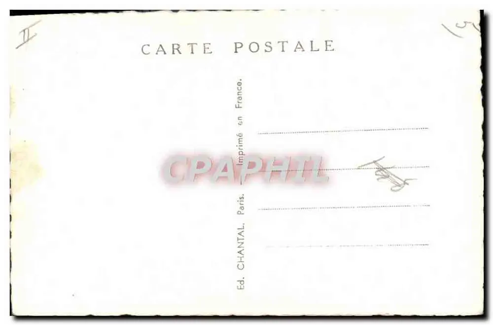 Don Amèche — retrato — Ed. Chantal, Paris - Verso