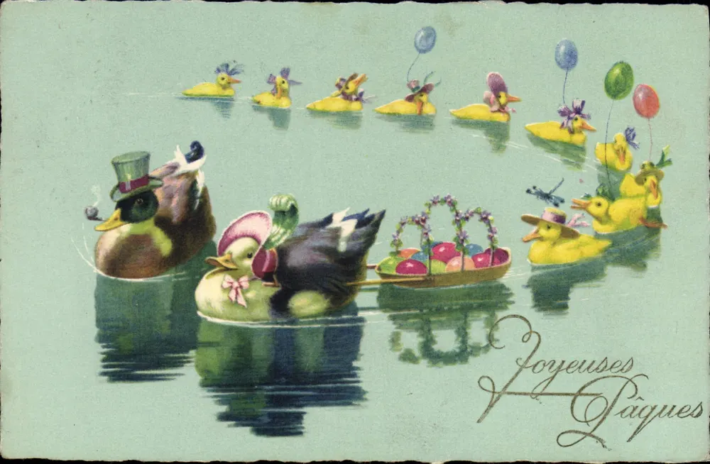 Honnecourt Canal — Duck in Costume — publisher not visible - Frente