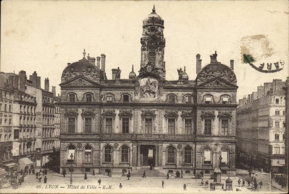 LYON — Hotel de Ville — E.R. — n°26 - Frente
