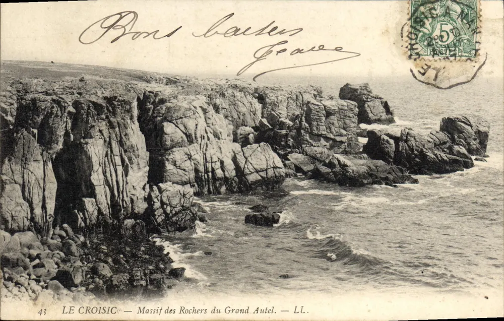 Le Croisic — Massif des Rochers du Grand Autel — LL. n°43 - Vorderseite