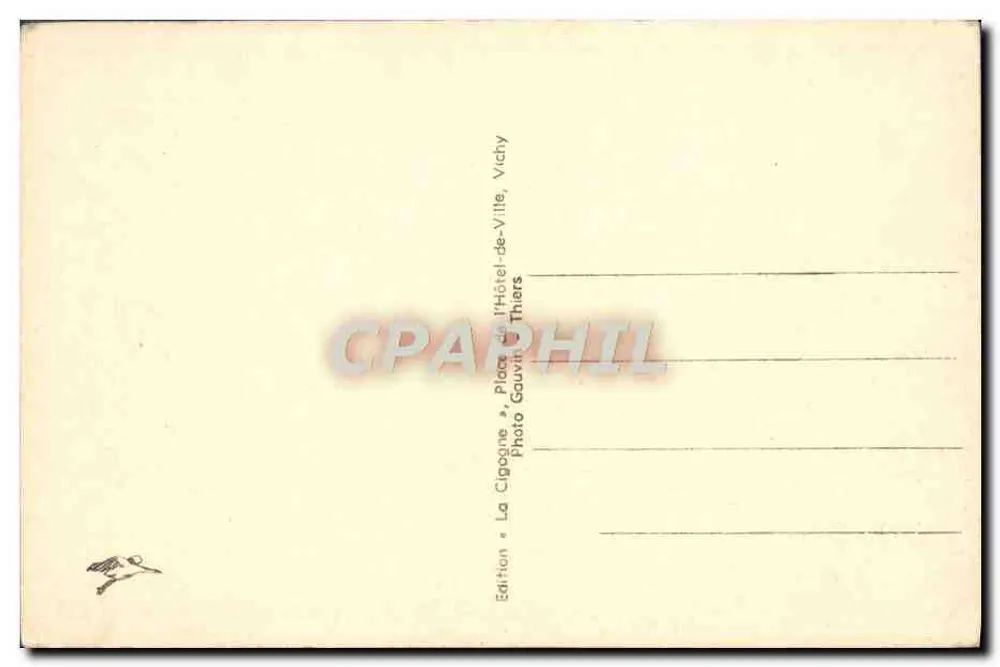 Thiers - Preventorium de Chassignol — Altar des hl. Joseph — Ausgabe La Clipgone, Vichy - Rückseite